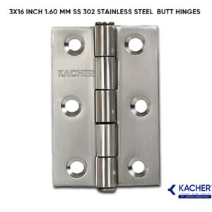 Premium SS 302 stainless steel door butt hinge – 3x16 inch